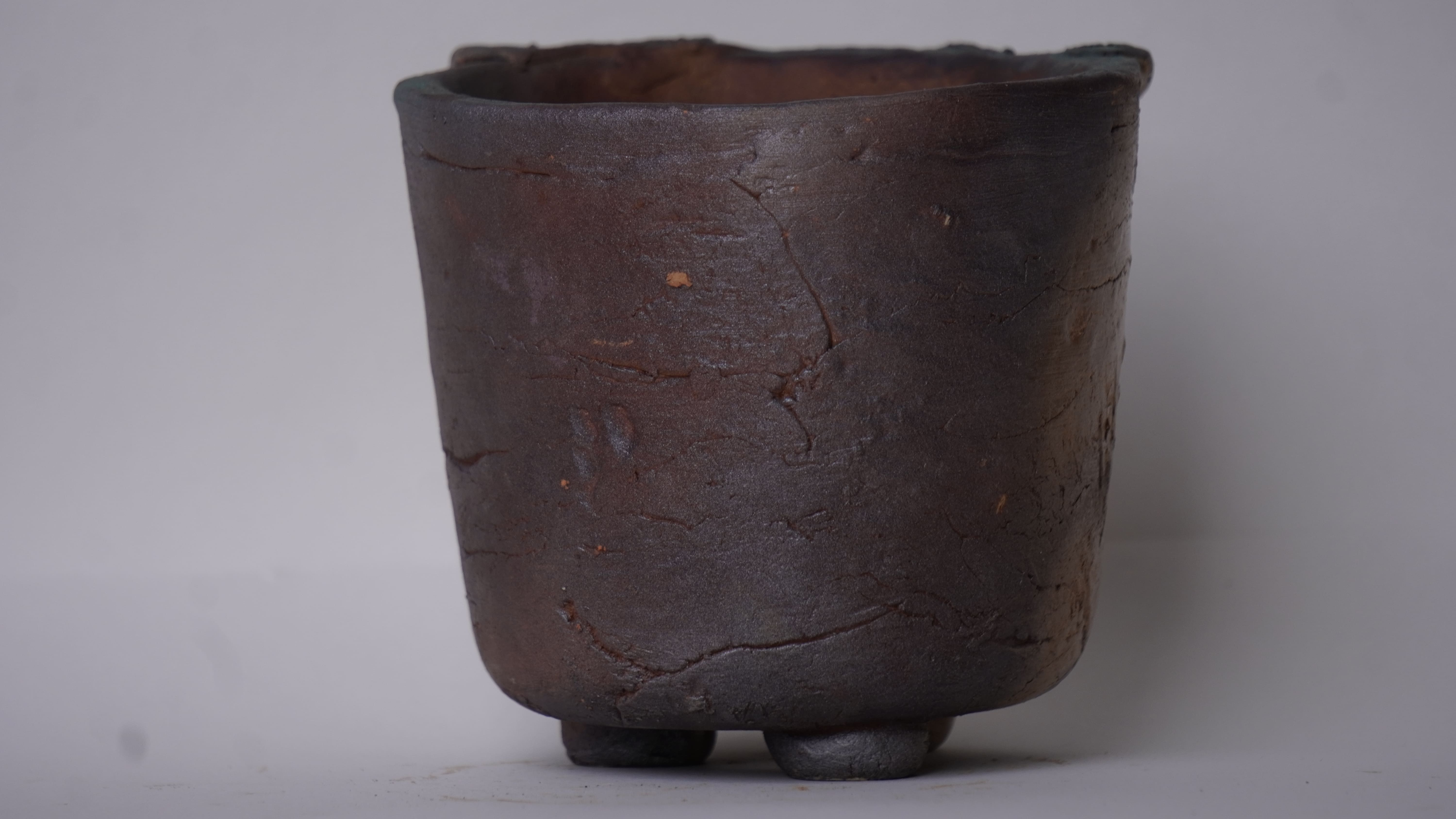 Big Owl Planter (brown, Golden)