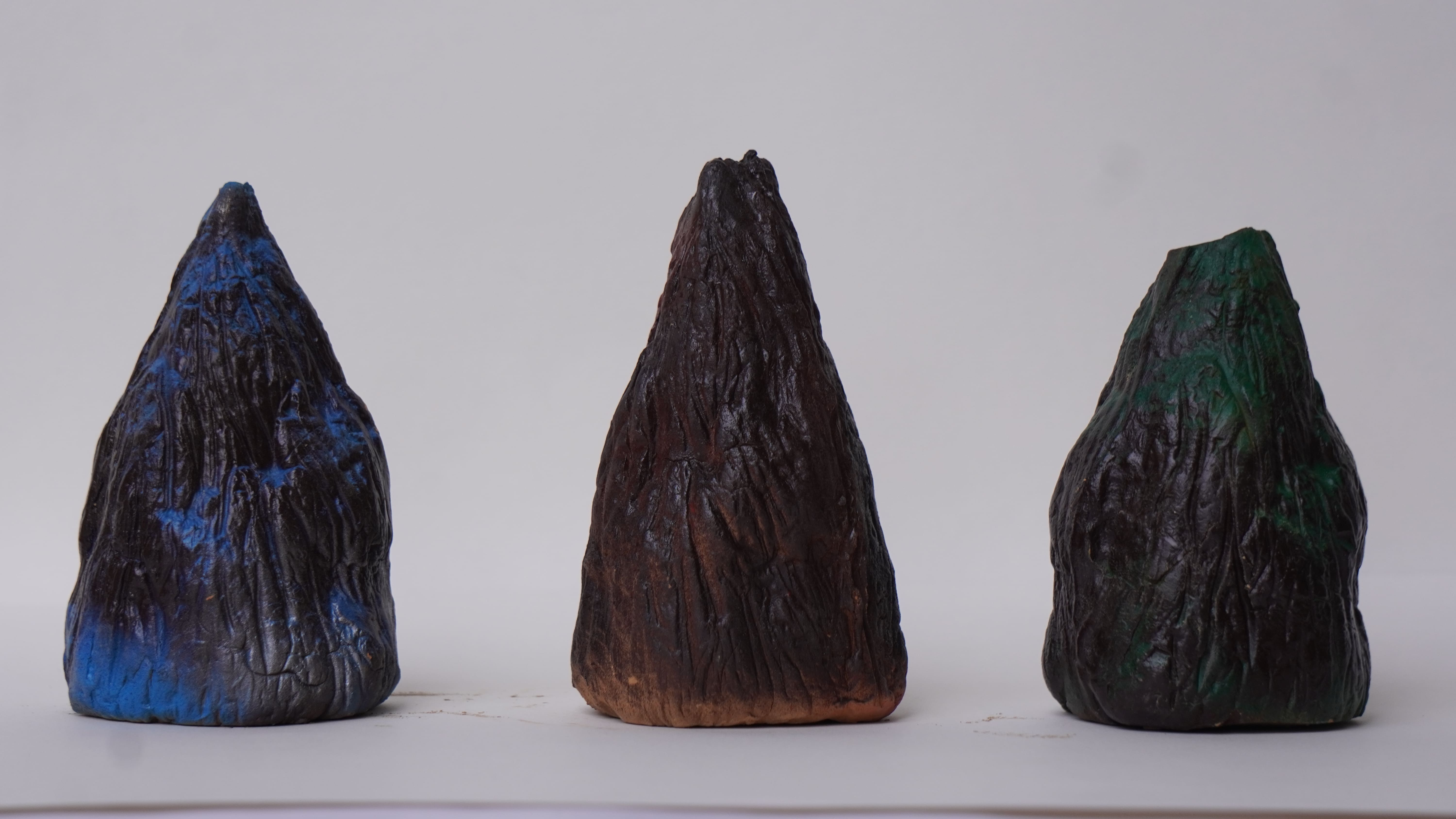 Volcano Dhoop (Red,Blue,Green)