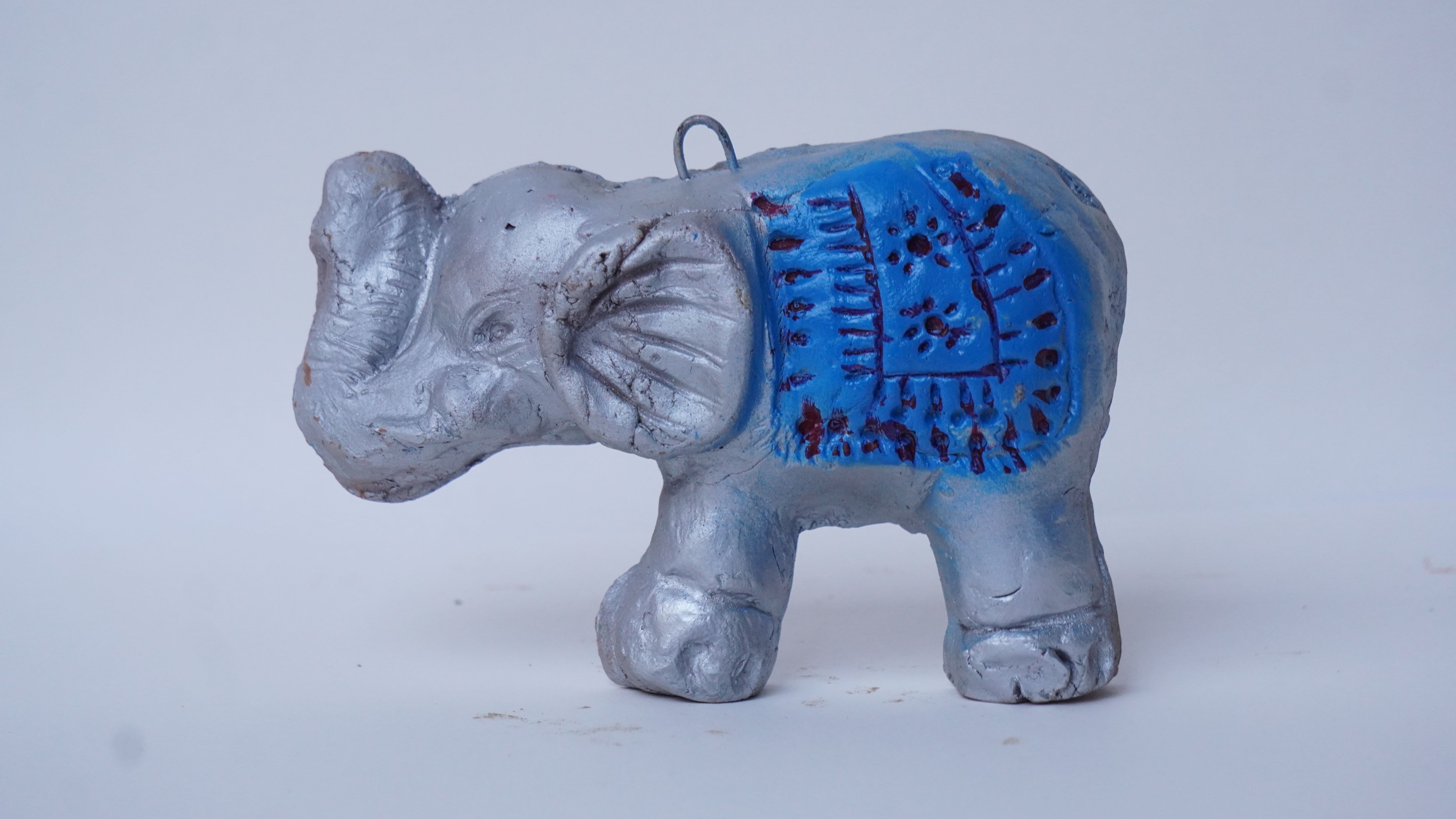 Hanging Elephant( Silver)