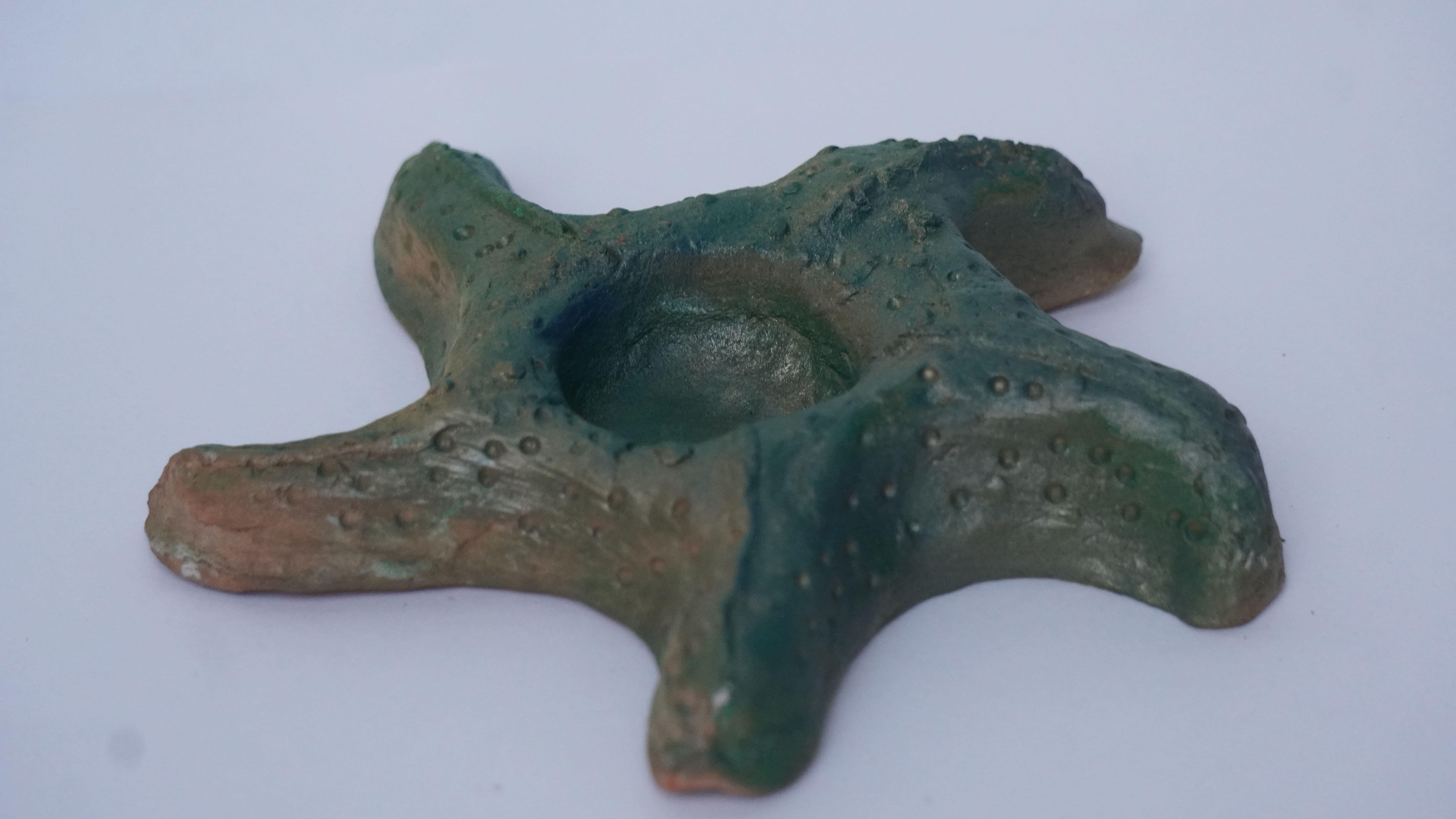 Starfish Candle Stand (Golden,Green)