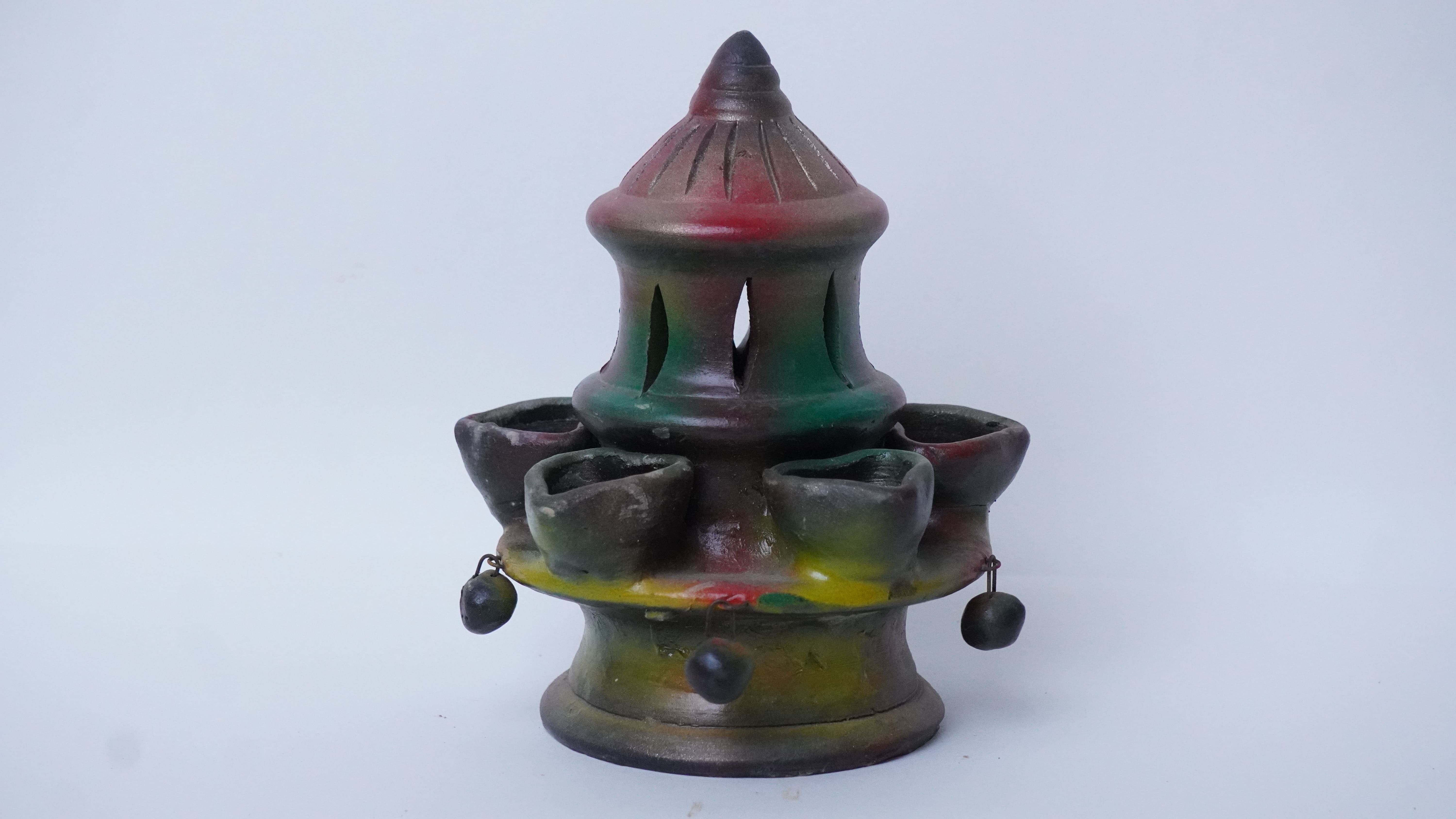5 Set Diya Lamp (Multicolour)